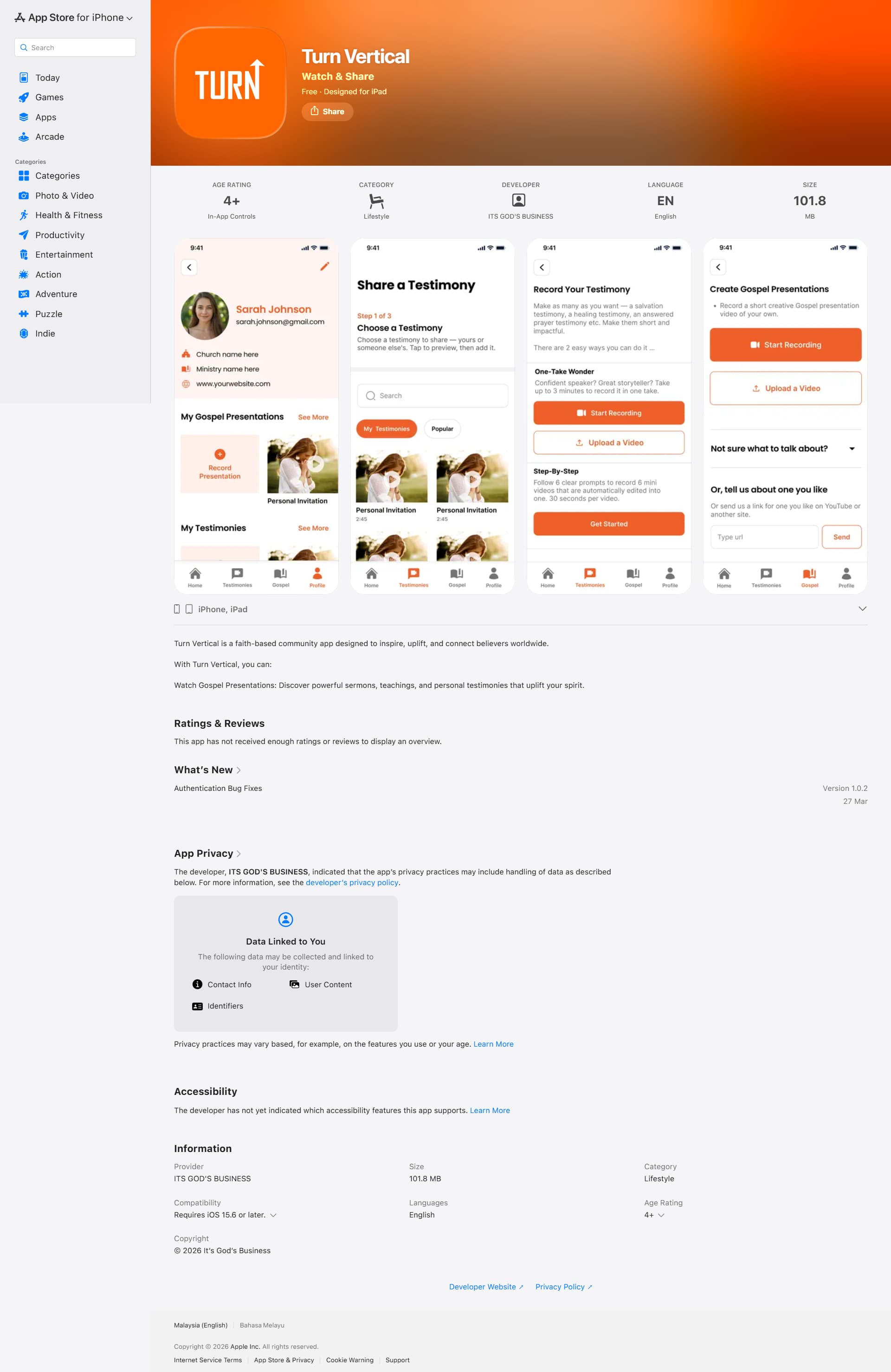 Turn Vertical — Digital Evangelism Platform